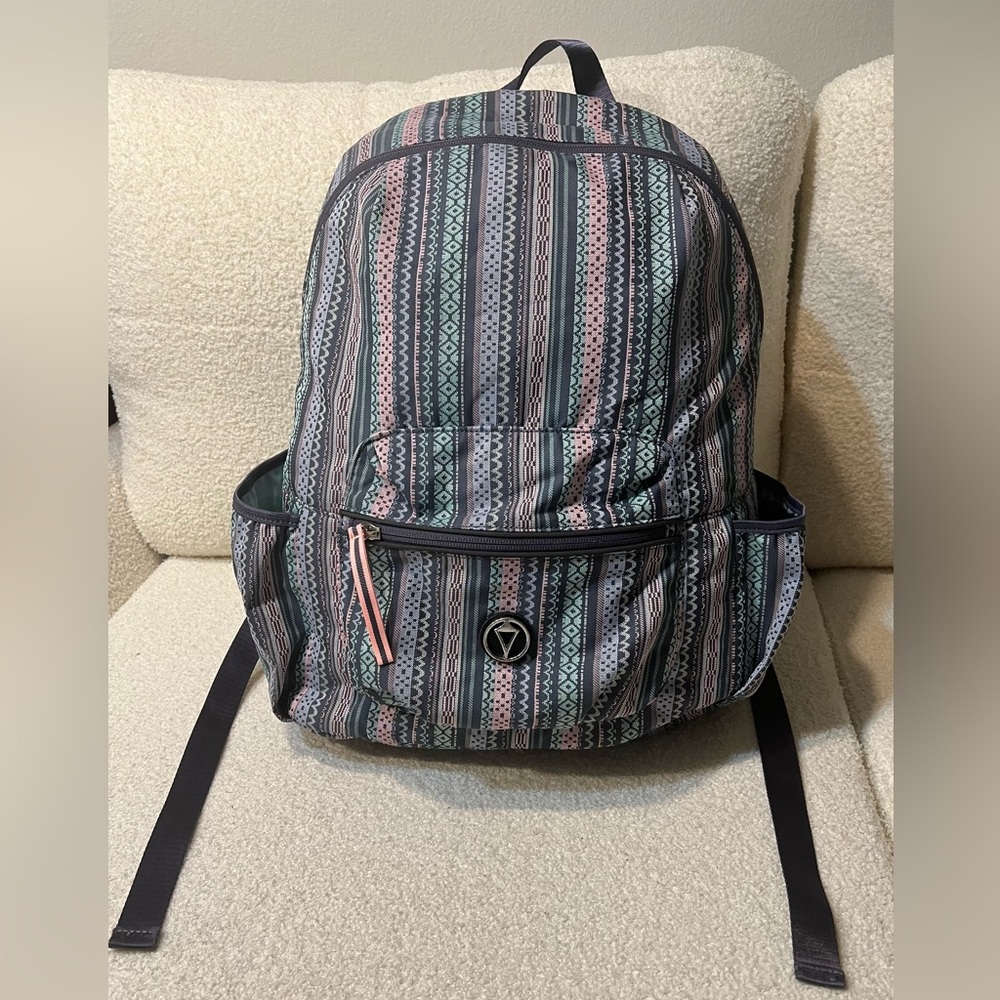 Ivivva Multicolor Pattern Backpack with Black Accents